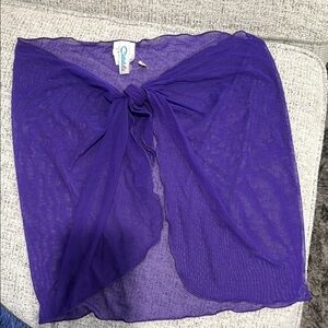 Catalina Sheer Purple Cover-Up